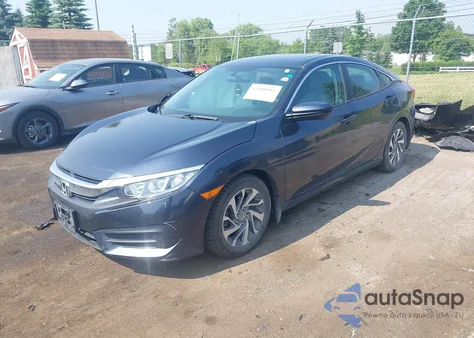 2018 Honda Civic Ex from USA, damaged, VIN 2HGFC2F7XJH586223